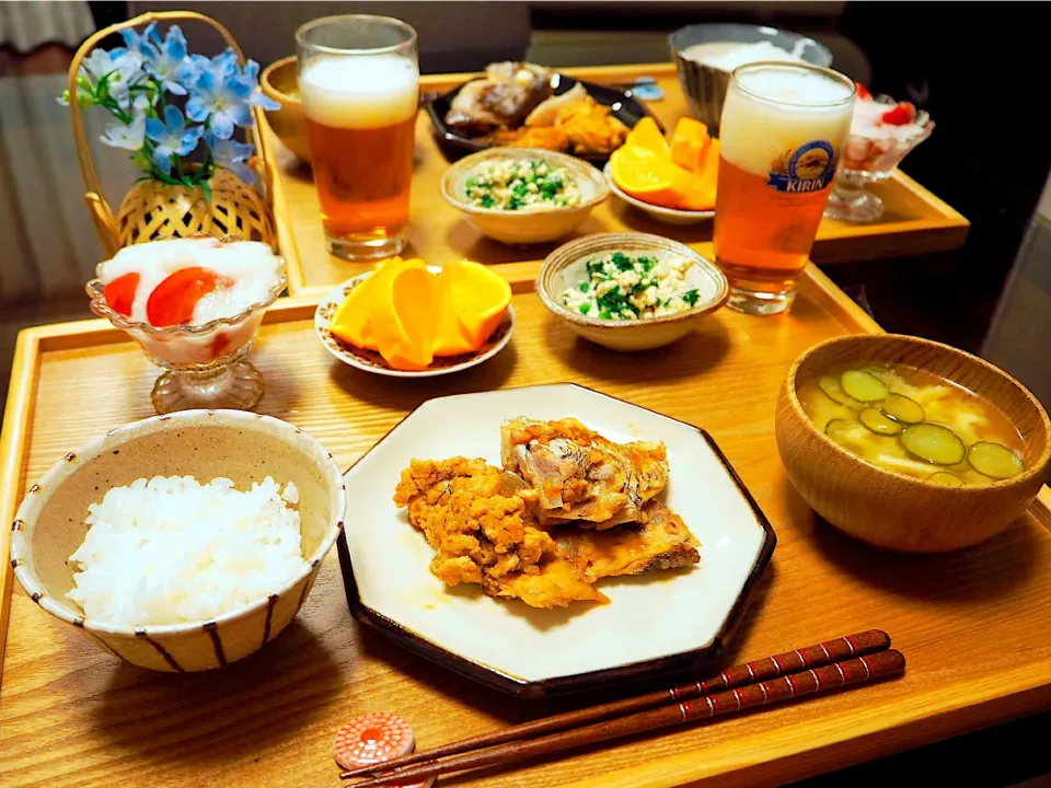 鯛と鯛の子のあら炊き|はらしおりさん