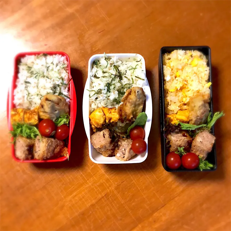 女子高生弁当 #父娘弁当  #時短弁当  #簡単弁当  #シラス昆布  #卵焼き #メンチカツ|Eriko  Naraさん