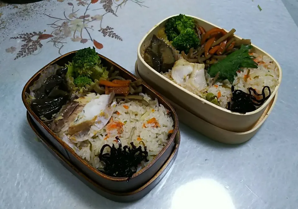 今日のお弁当

銀ひらす酒粕漬け焼き
きんぴら
ナスの味噌炒め
ブロッコリーのピーナッツ
鰹節醤油和え

桜えびの炊き込みご飯|ボスママさん