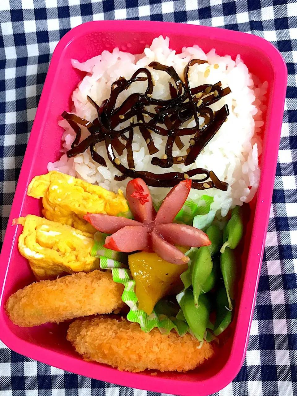 Snapdishの料理写真:5／7お弁当 GW明け手抜き😙|みぽりんさん