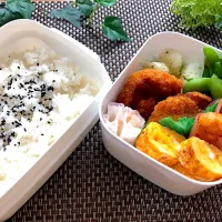 Snapdishの料理写真:🍀高校球児弁当🍀|ちぃちぃさん