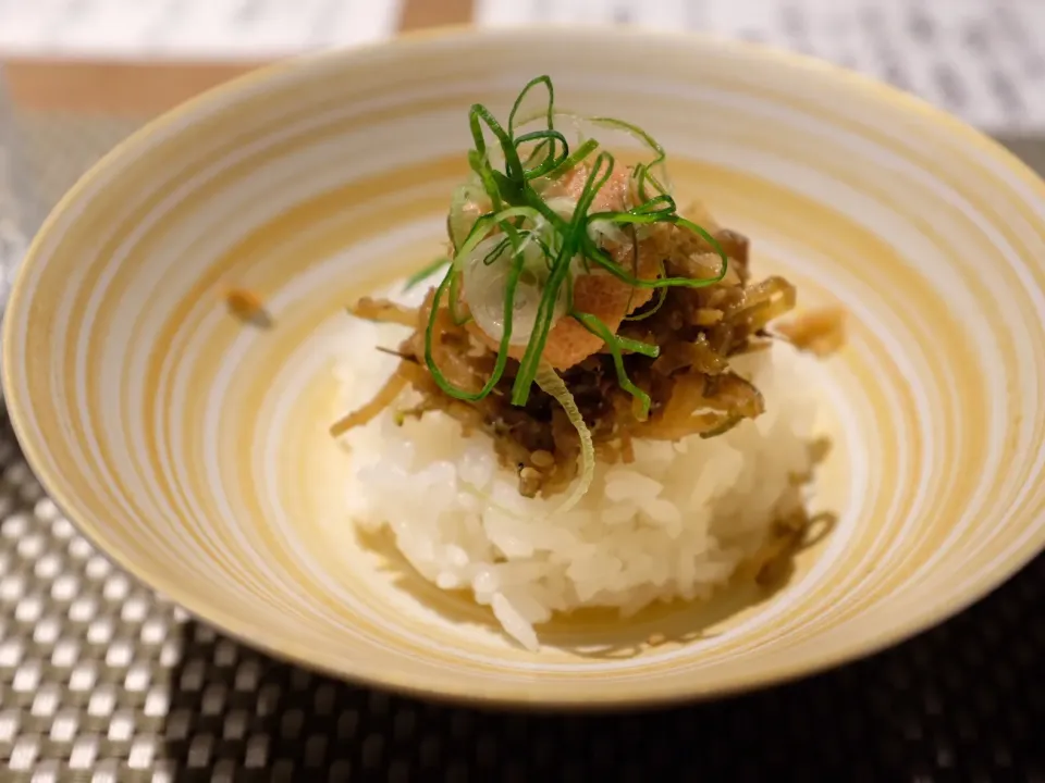 ちりめんと生姜の佃煮 ごはん|織友さん