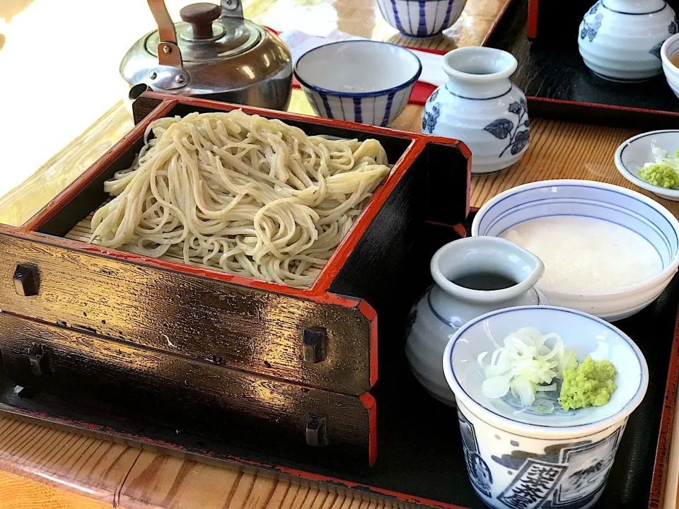 つけとろろそば 大盛@池本茶屋(忍野八海)|塩豚骨さん