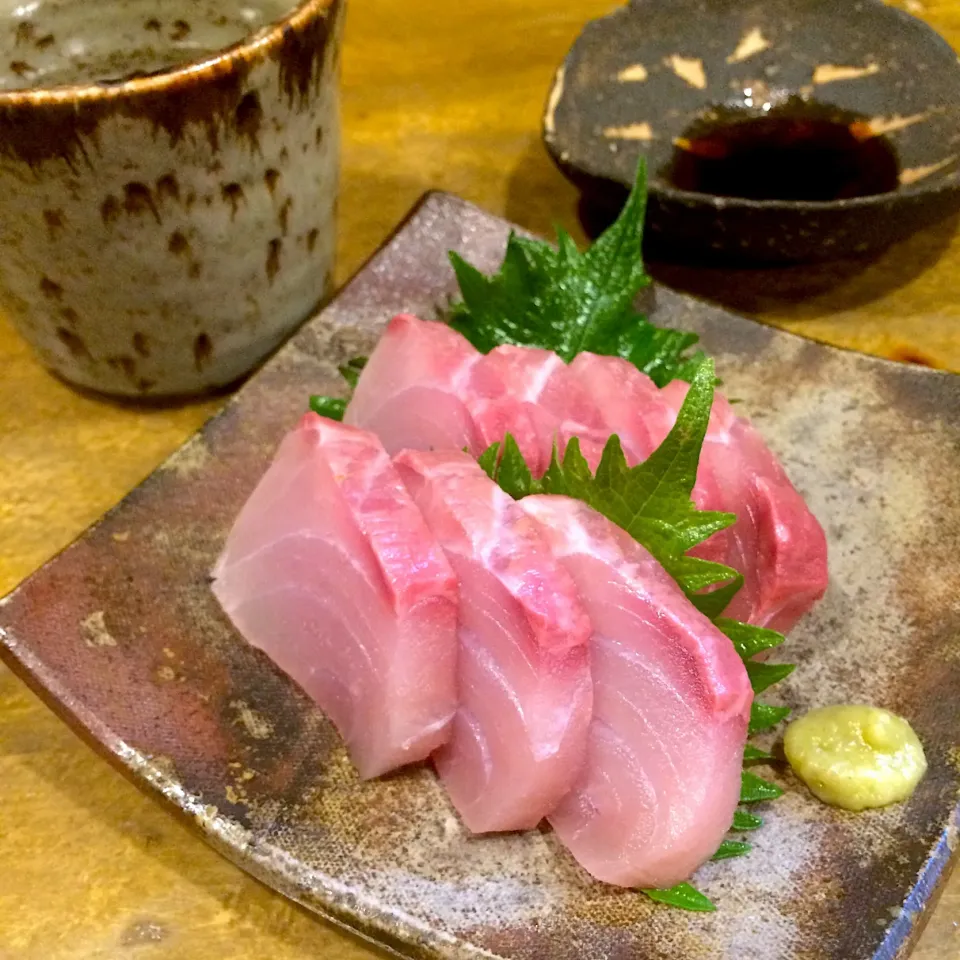 カンパチと三岳お湯割|マユマユさん