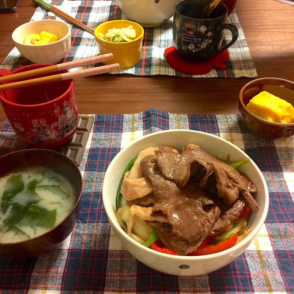 5.7夕飯 焼肉丼|ピカさん