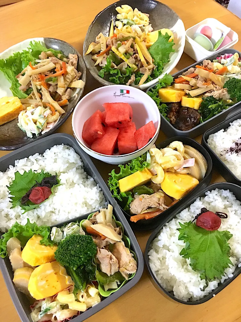 5月8日。高1男子弁当&旦那、自分弁当。置き弁！！まだ火曜日💦|美也子さん