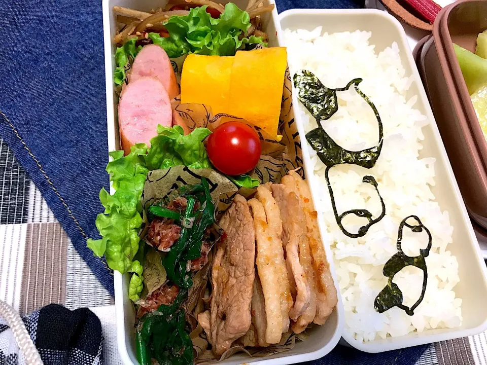 女子高校生用 パンダ海苔弁当1|riorieさん