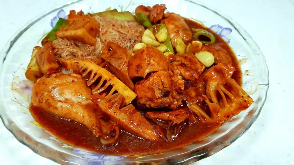 红糟鸡 - braised chicken and Spring bamboo shoot in wine dreg sauce|steven z.y.さん