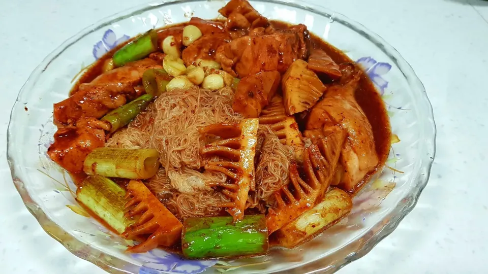 红糟鸡 - braised chicken and Spring bamboo shoot in wine dreg sauce|steven z.y.さん