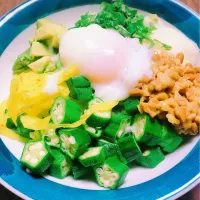 Snapdishの料理写真:ネバトロ丼|まめさん