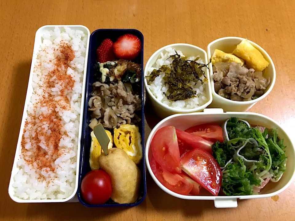 昨日のお弁当♡2018.5.8.|kimikimiさん