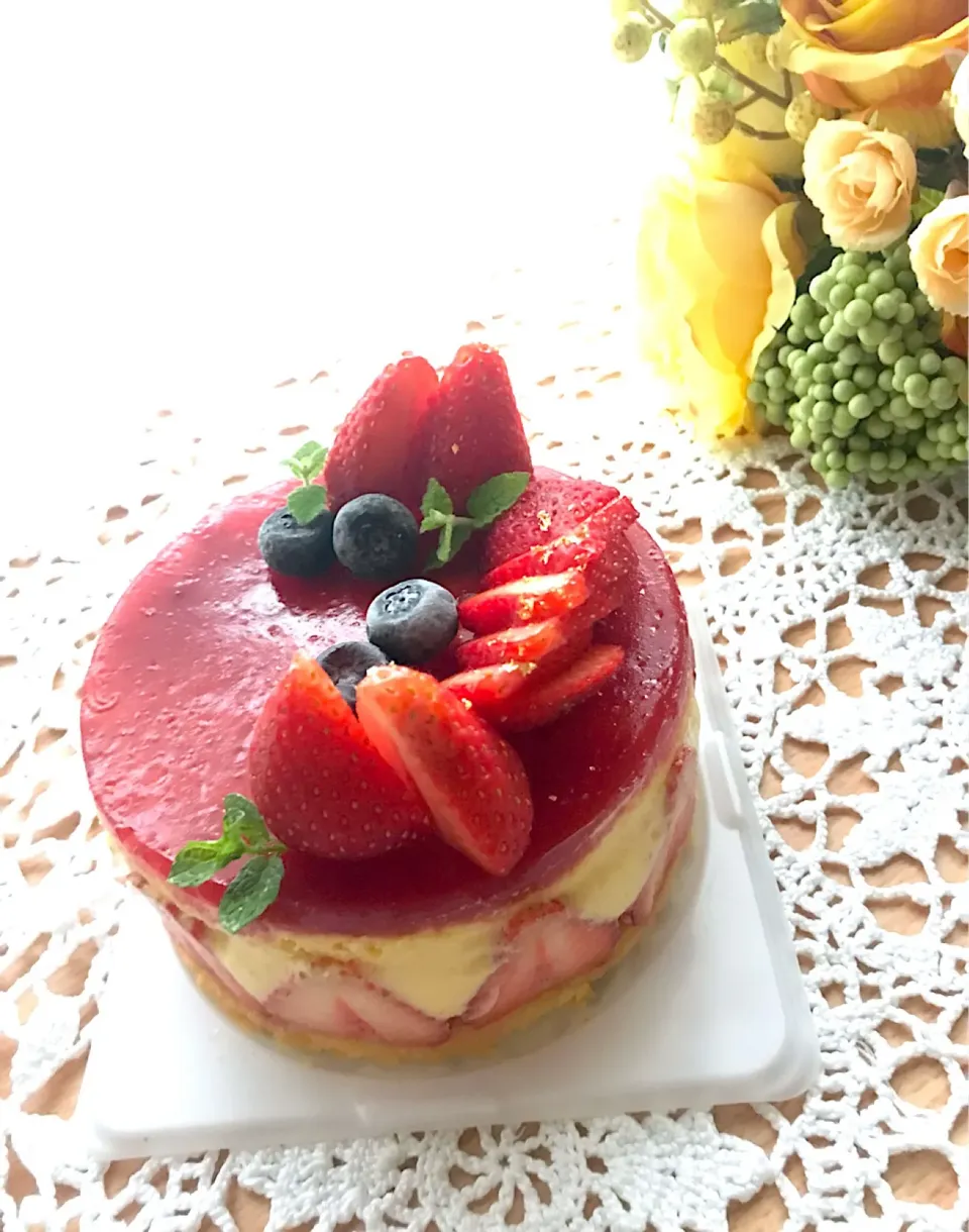 🍓お誕生日にフレジェ🎂|とんちんさん