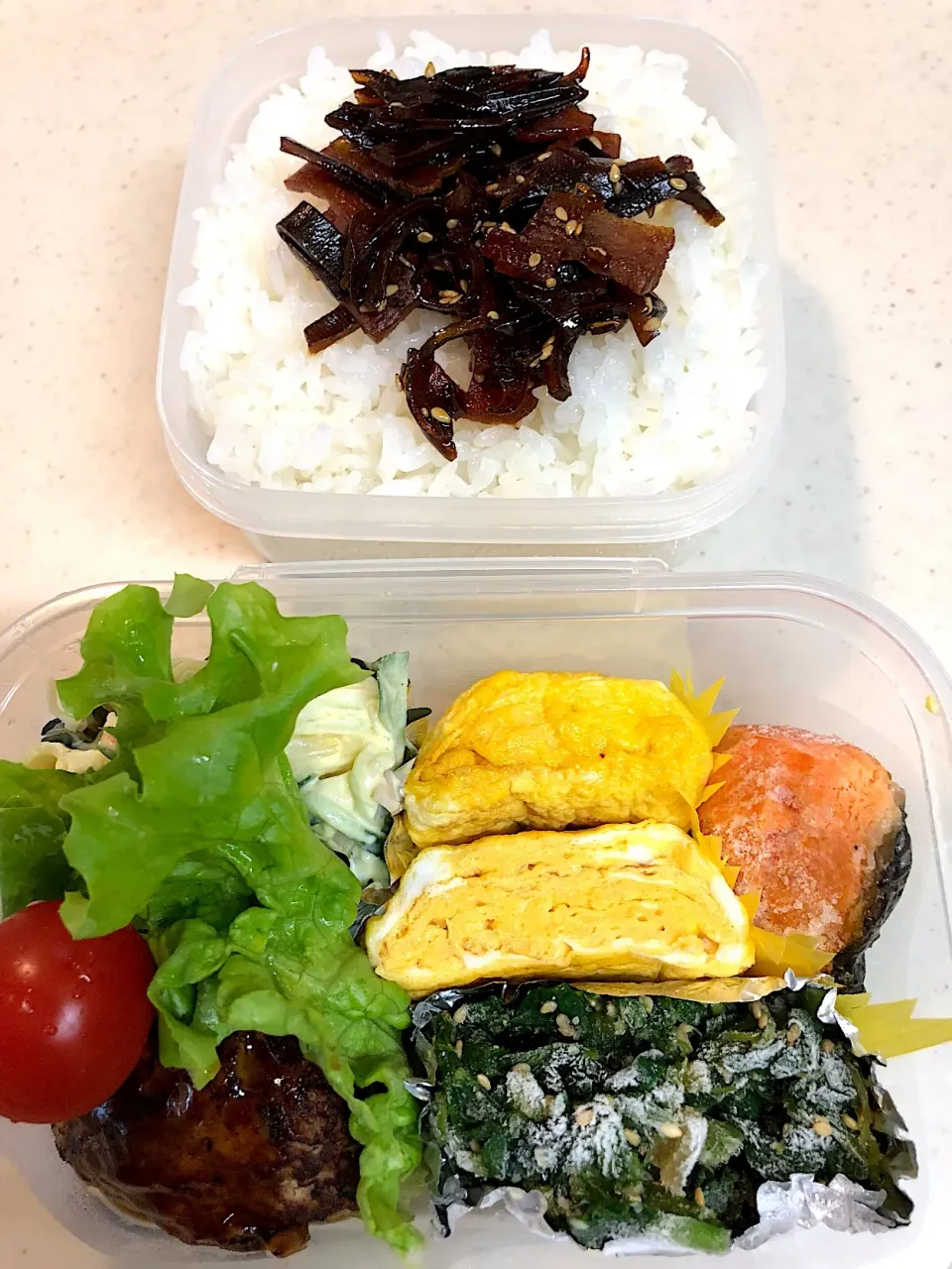 Snapdishの料理写真:今朝のお弁当|ポテト☆チップスさん