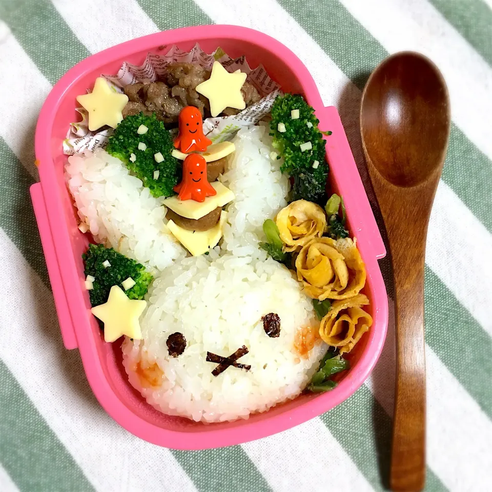 ミッフィー弁当 #キャラ弁  #ミッフィーちゃん  #ミッフィー弁当 #ミッフィー|おさつさん