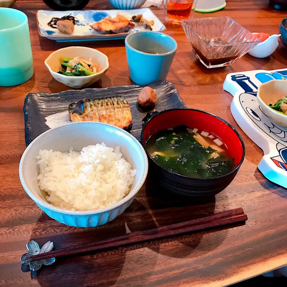 休日の朝食#和食#焼き魚|hinaponさん