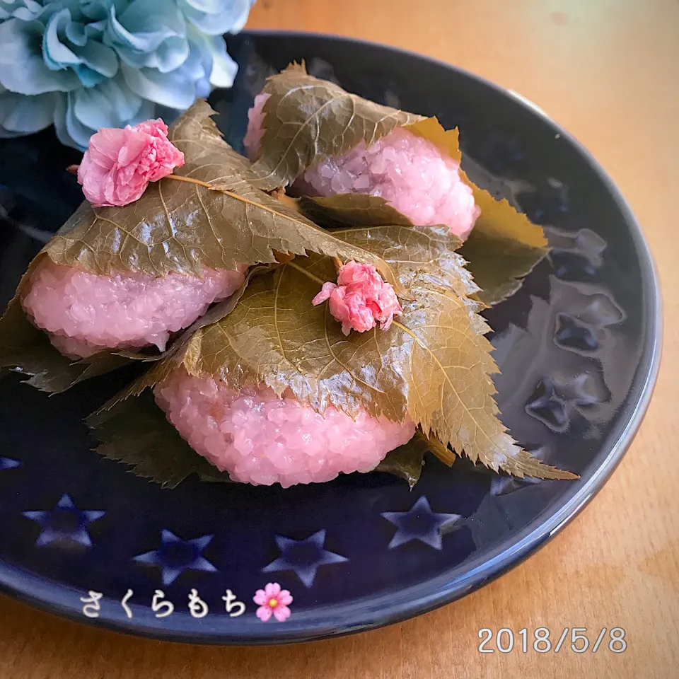 レンジで簡単❣️さくらもち🌸  #桜餅|ばろんさん