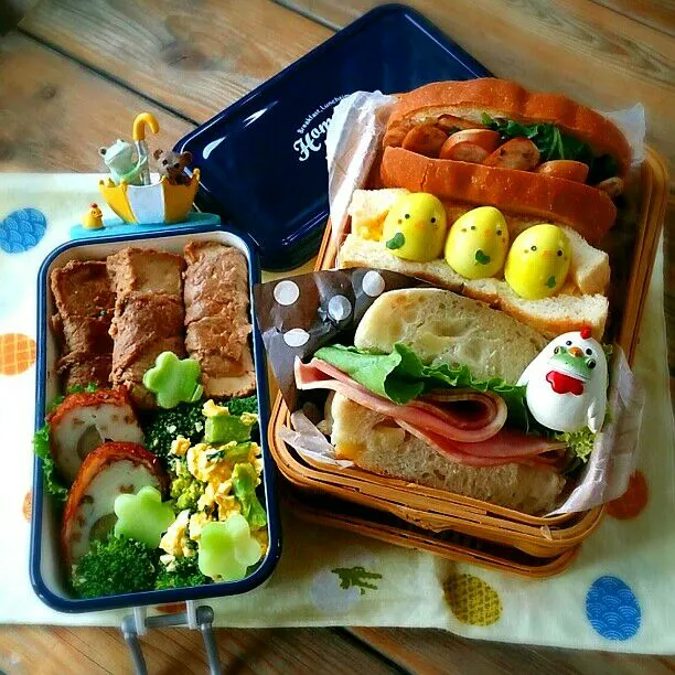 Snapdishの料理写真:旦那さんのお弁当♪|kyujaさん