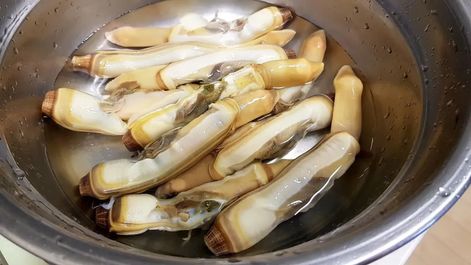 saute razor clams|steven z.y.さん