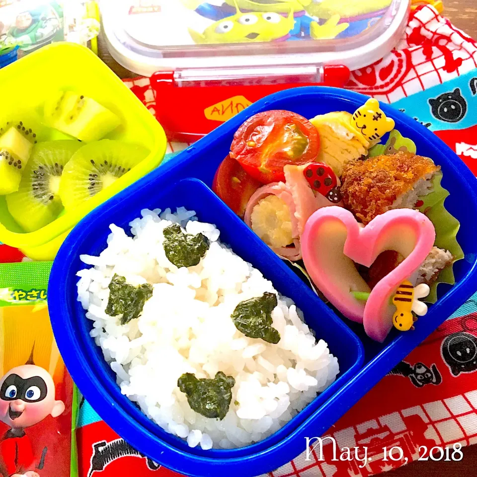 年中さん弁当 #お弁当  #幼稚園  #男子|ヒロさん