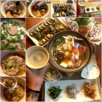 한국 요리🇰🇷Tonight Amigo's Korean Dinner🍴韓国料理<안티파스토･호박전& 찌짐･아구탕･죽>