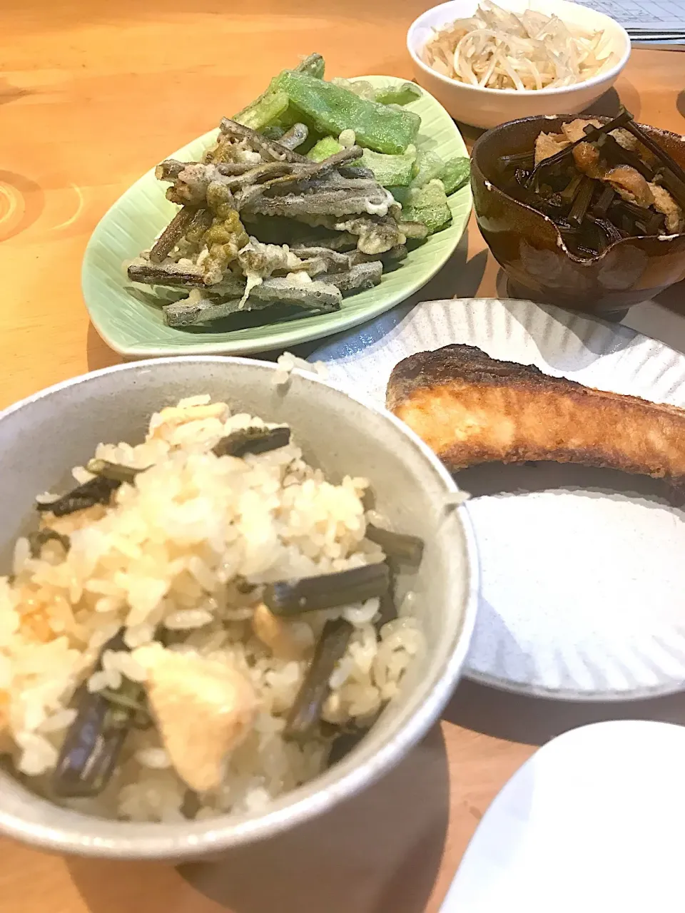 Snapdishの料理写真:初めての蕨定食|ふくながさん