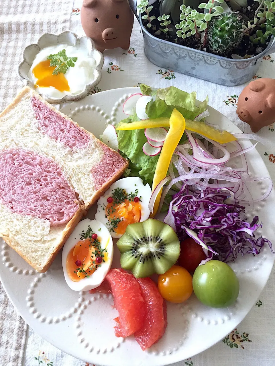 本日の朝ごはん☺︎|むーさん