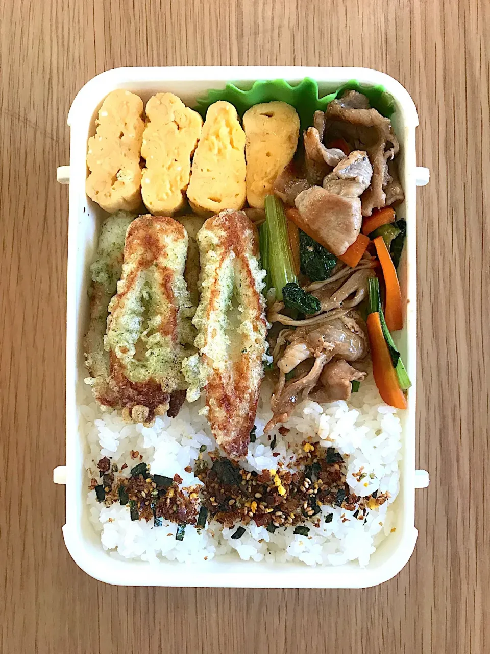 豚肉のオイスターソース炒め弁当|＠keicooo03さん