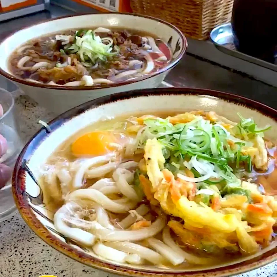 肉うどん、天玉うどん|ヒロリンさん