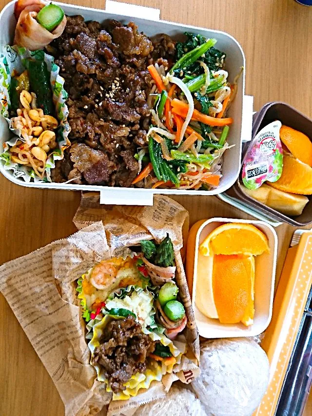 180511  男子高校生弁当🎵女子大生弁当|hilocoさん