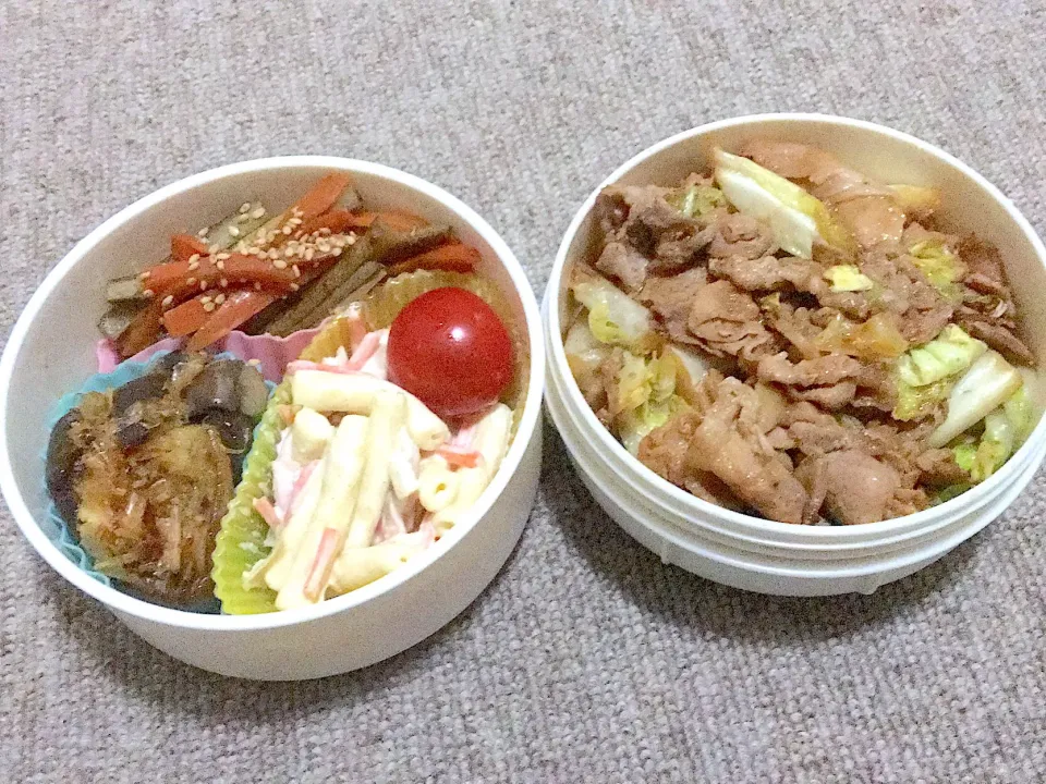 Snapdishの料理写真:旦那ちゃん弁当(๑˃̵ᴗ˂̵)|ちゃびきゅさん