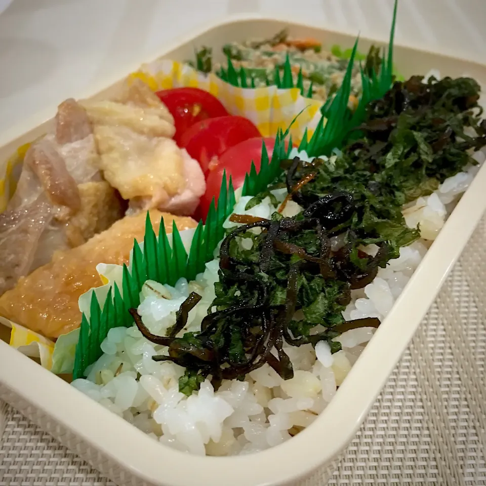 Snapdishの料理写真:#かんたん酢 で鶏の照り焼き弁当|ケイさん