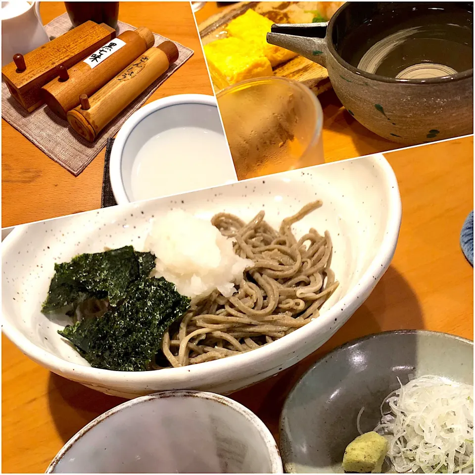 Snapdishの料理写真:だし巻きと、おろし蕎麦。|Norikoさん