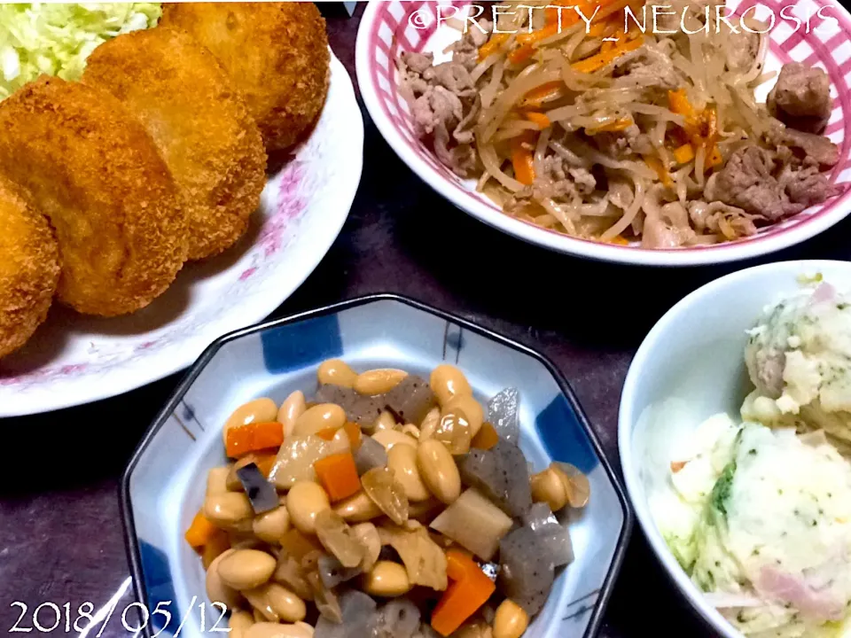 Snapdishの料理写真:2018/05/12 晩御飯。|くろずきんさん