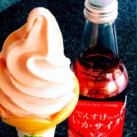 道の駅とうまのスイカ🍉🍦&🍉サイダー🥤😄めちゃ美味しいです😋|ビゴサンさん