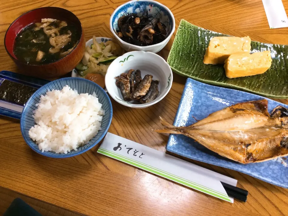 Snapdishの料理写真:民宿料理(朝飯)😋|アライさんさん