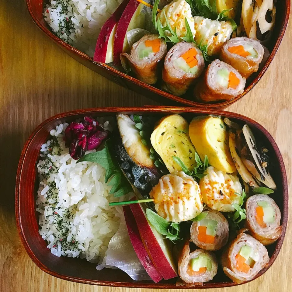 Snapdishの料理写真:家族のお弁当 2018.05.14|＊emio＊さん