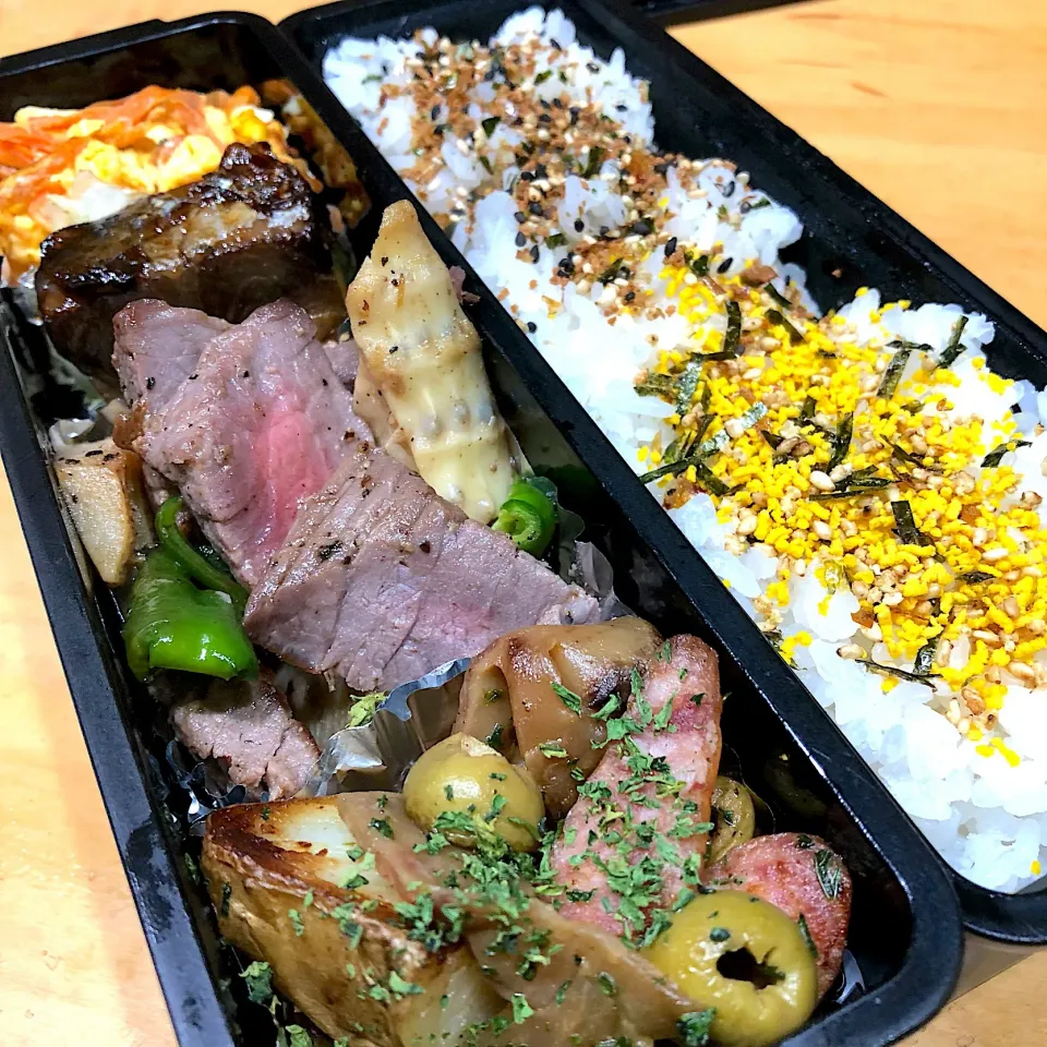 Snapdishの料理写真:今日の俺弁当！|沖縄「ピロピロ」ライフさん