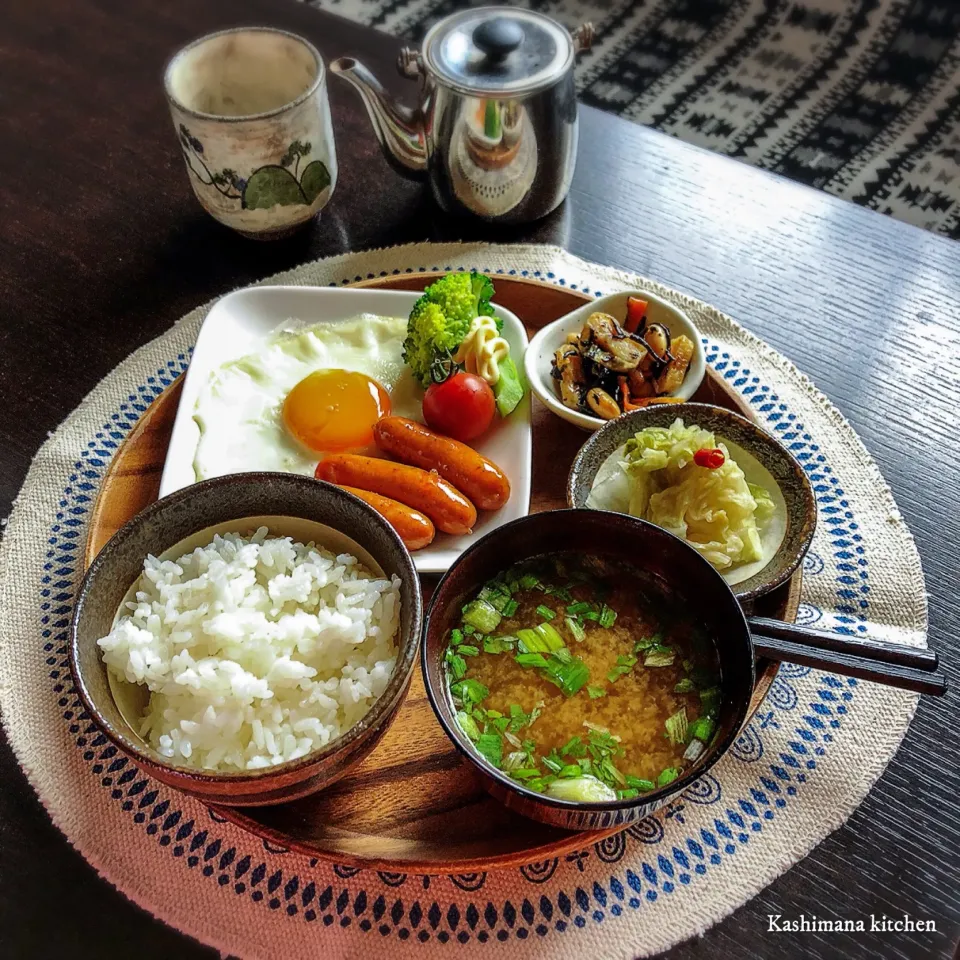 Snapdishの料理写真:朝ご飯🍚|Kashimanakitchenさん