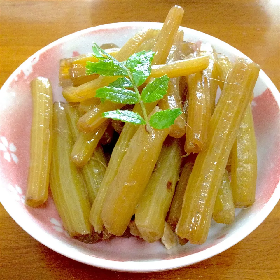 蕗の炒め煮🍀シャキシャキ感が好き💕|まいりさん