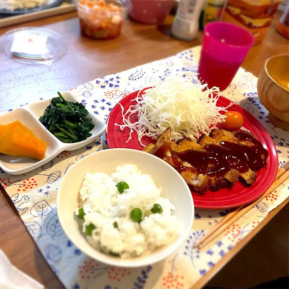 Snapdishの料理写真:5/14 ばんごはん|harucaさん