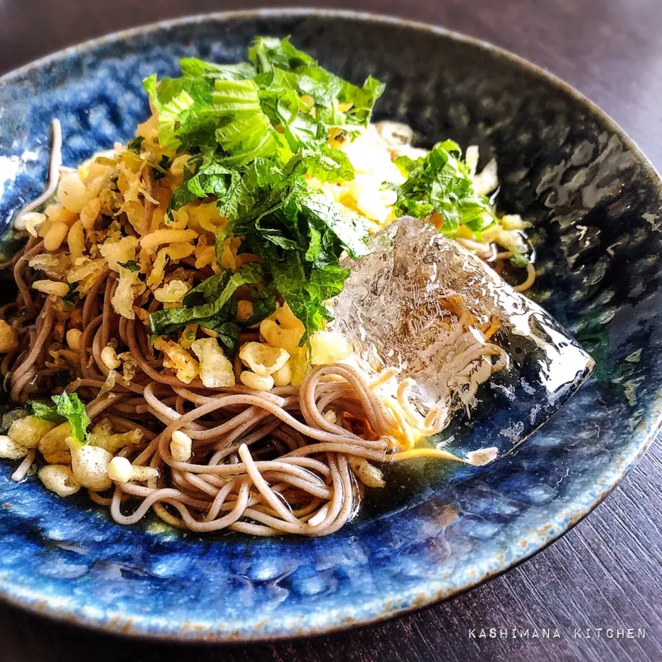 冷やしたぬき蕎麦🥢|Kashimanakitchenさん