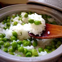 Snapdishの料理写真:土鍋で豆ごはん