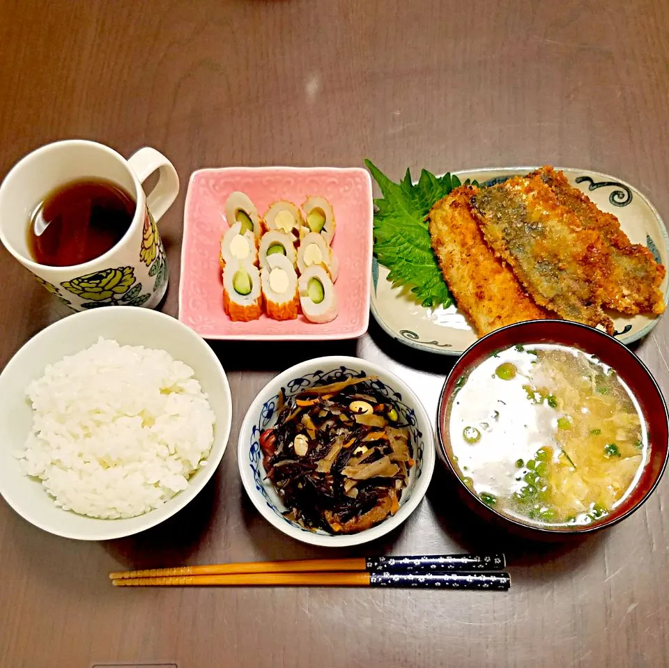 鯵フライの夜ご飯♡|Mami.Nさん