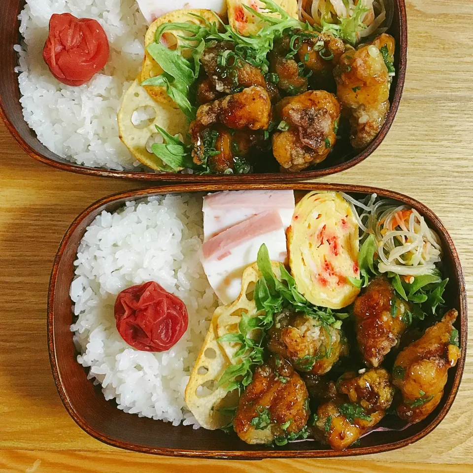 Snapdishの料理写真:家族のお弁当 2018.05.16|＊emio＊さん