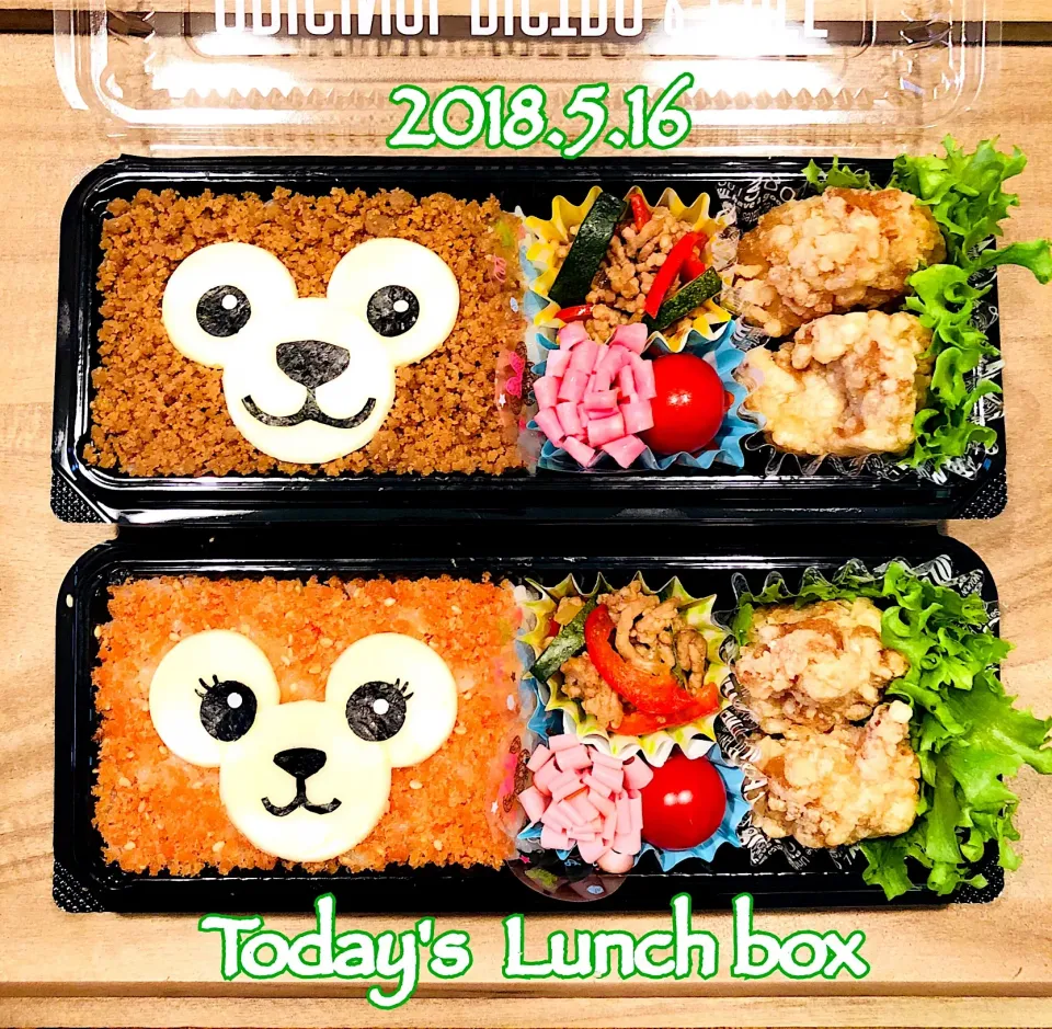 Snapdishの料理写真:本日のOL弁+短大生弁🍱😋
今日は、ダッフィーとシェリーメイ弁当
ʕ•ᴥ•ʔ❤ʕ•ᴥ•ʔ🎀|あさちゃん☆さん