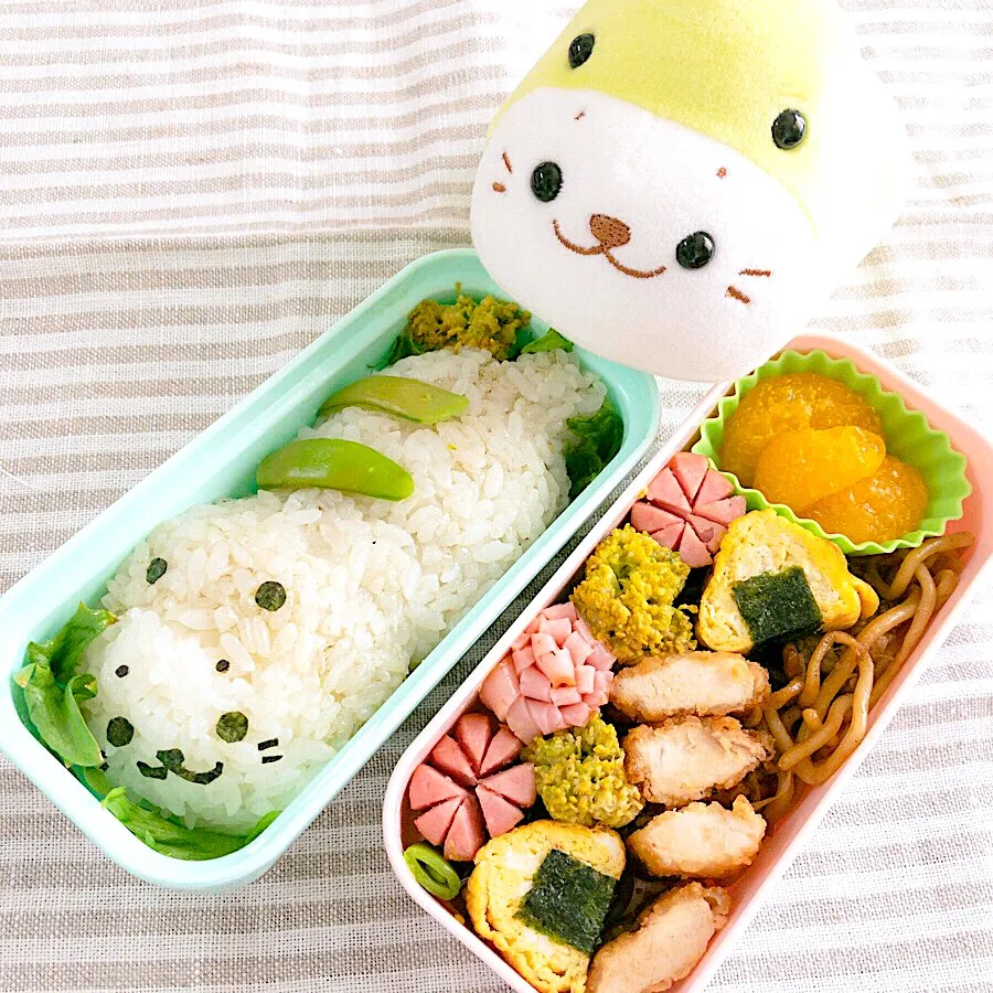 つちのこたん🍀 
おちゃのこ のお弁当🍙|hari-co ＊ はりこさん