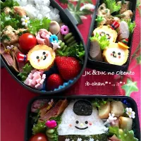 JK&DKのお弁当♪#おにぎり君