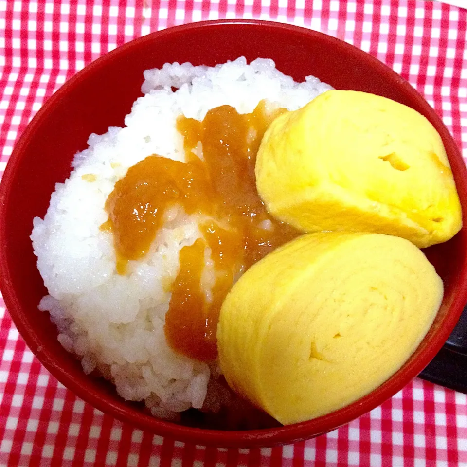 鯛味噌と出汁巻き玉子💛最近 ハマっている手抜き料理だょ〜🤗💕|まいりさん