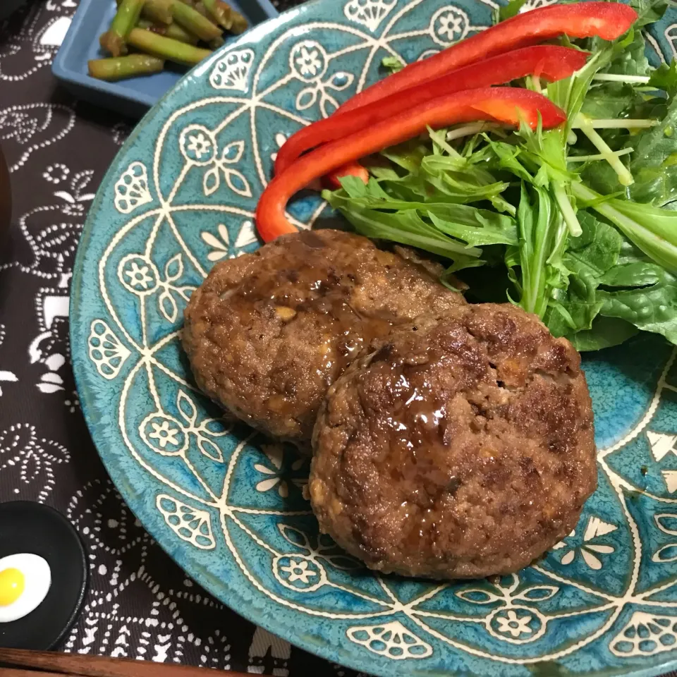 照り焼きハンバーグ|あさかさん