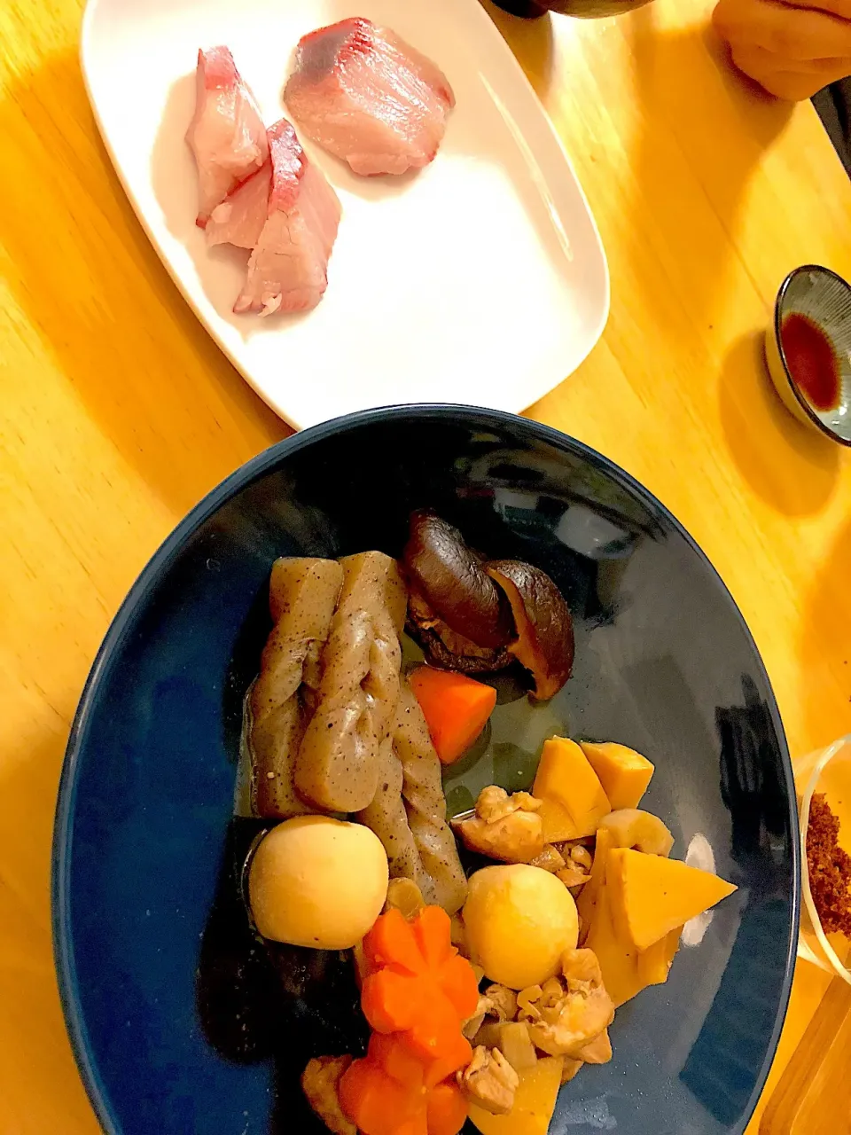 Snapdishの料理写真:煮物とお刺身定食|ななさん